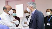 بازدید سرزده رئیس دانشگاه علوم پزشکی سمنان از بیمارستان ولایت