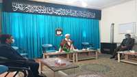 دیدار دکتر قدس، یا امام جمعه و فرماندار شهرستان دامغان