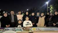 میز خدمت با موضوع آموزش و غربالگری مشکلات قلبی -عروقی و اندازه گیری فشار خون و نبض