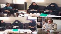 برگزاری جلسه کمیته فرعی مهندسی مشاغل در مرکز آموزشی، پژوهشی ودرمانی ولایت دامغان 