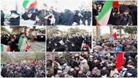 حضور گسترده کارکنان مرکز آموزشی، پژوهشی و درمانی ولایت در راهپیمایی روز جهانی قدس  