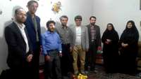 بهرام سفیدیان،همکار مدافع حرم و اعزامی از مجموعه بهداشت و درمان شهرستان دامغان به سوریه مجروح شدند