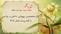 تقدیر و تشکر همراه بیمار از خدمات درمانی دریافتی