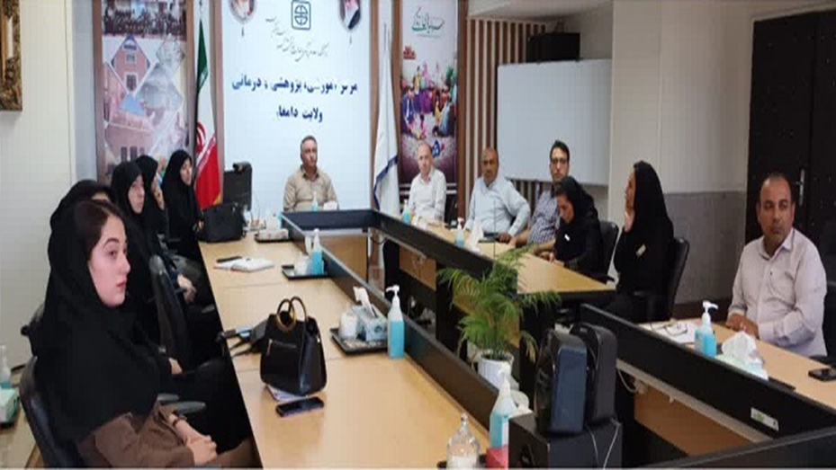جلسه کمیته مرگ و میر ۵۹-۱  ماهه شهرستان دامغان در مرکز آموزشی پژوهشی و درمانی ولایت